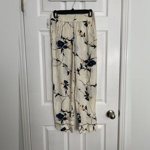 GANNI flowy floral “pyjama” pants